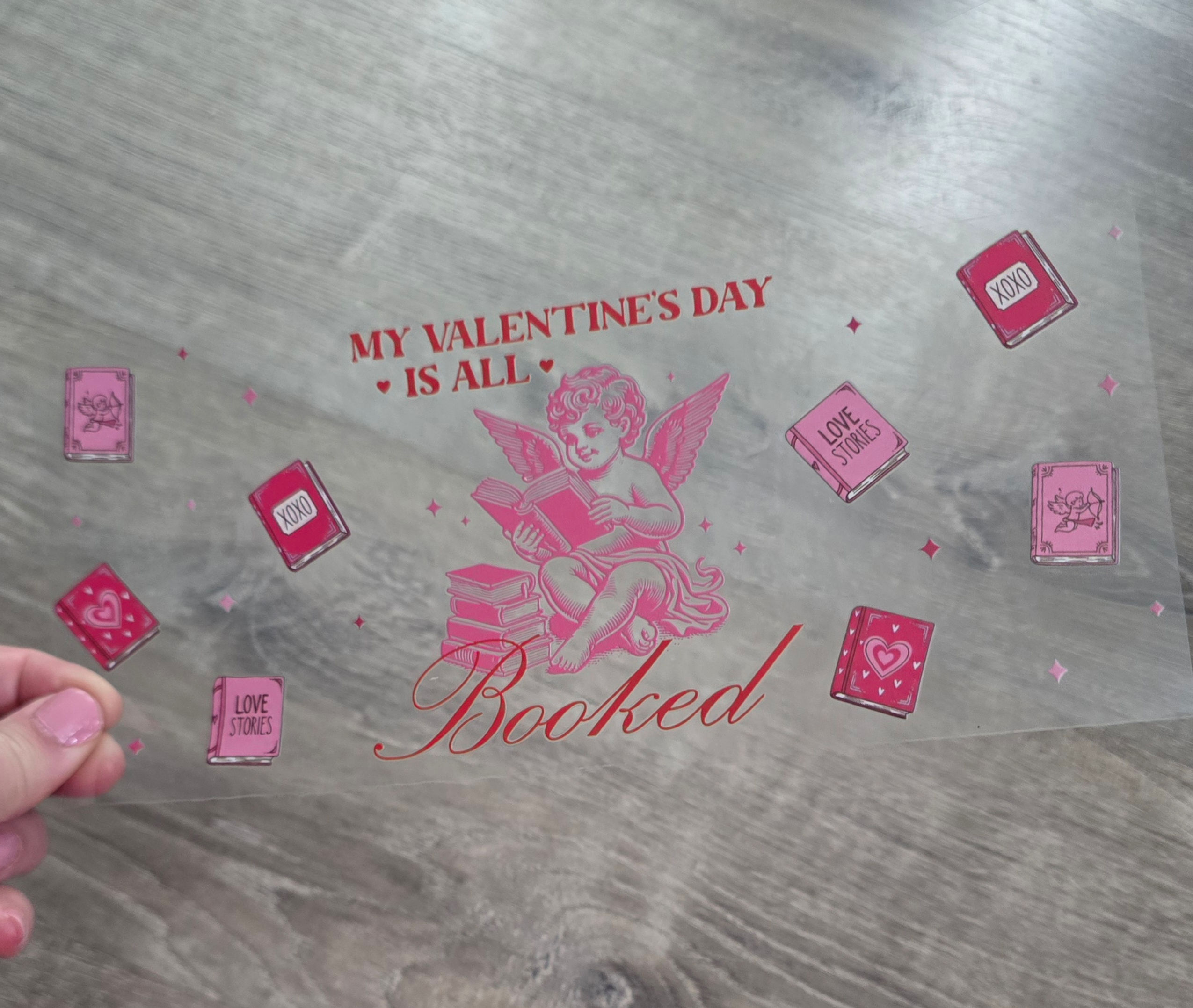 My Valentine's Day is Booked UVDTF Cup Wrap