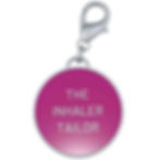The Inhaler Tailor Pink Charm for asthma, COPD, spacer, nebulizer, salbutamol, nebuliser, asthma inhaler, Ventolin, wheezy