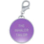 The Inhaler Tailor Purple Charm for asthma, COPD, spacer, nebulizer, salbutamol, nebuliser, asthma inhaler, Ventolin, wheezy