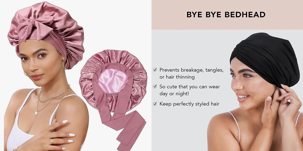 Satin bonnets