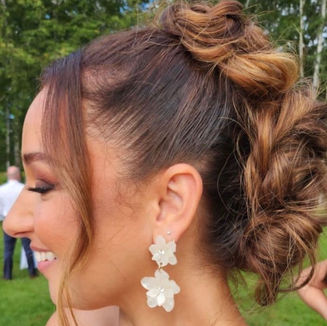 faux hawk updo