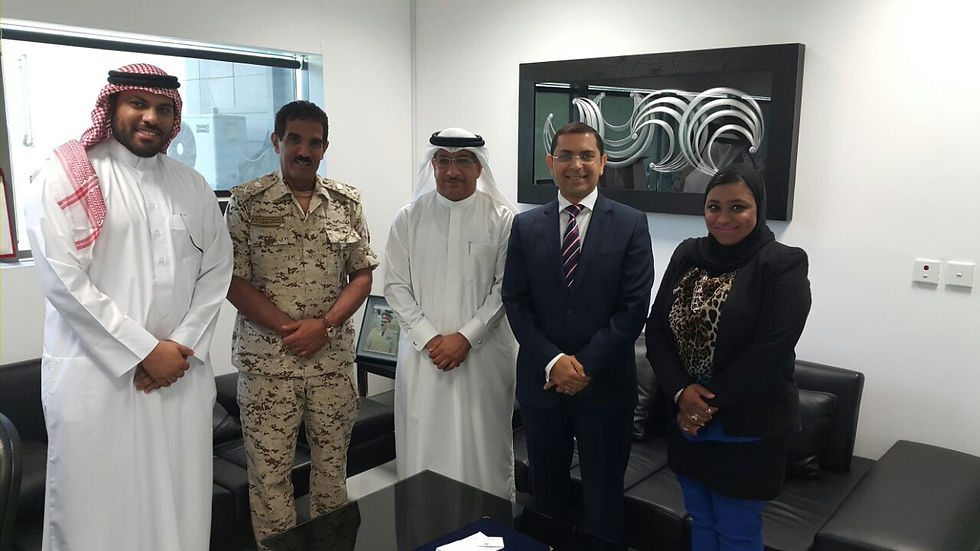 With the Commander of KHUH