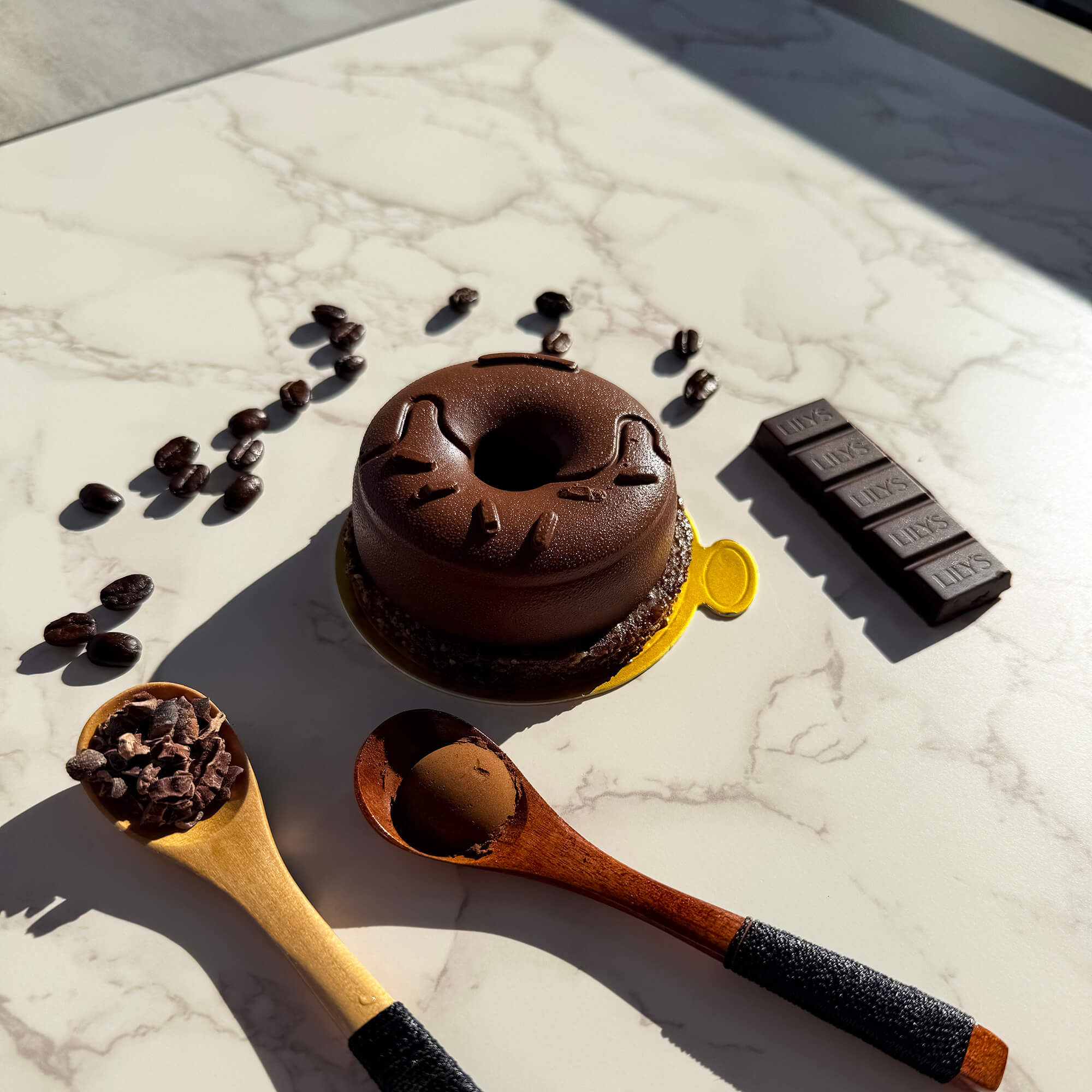 Chocolate Donut-Shaped Cake