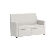 Hue Junior 2-Seat Sofa – compact two-seat children’s sofa with upholstered arms.