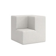 Kae Tiers Inside Corner – modular upholstered inside corner tiered bench for lounge seating.