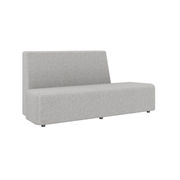 Bea Modular Lounge Sofa – modern armless upholstered seating with low base and clean design, ideal for flexible layouts.