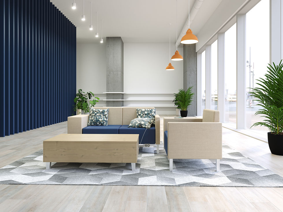 Flexxform's Thk+Thn collection with an Ace coffee table and power options.