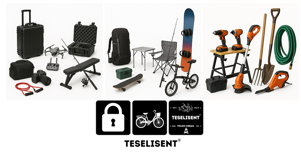 Teselisent ® Secure Storage Shed - To be used for any valuables