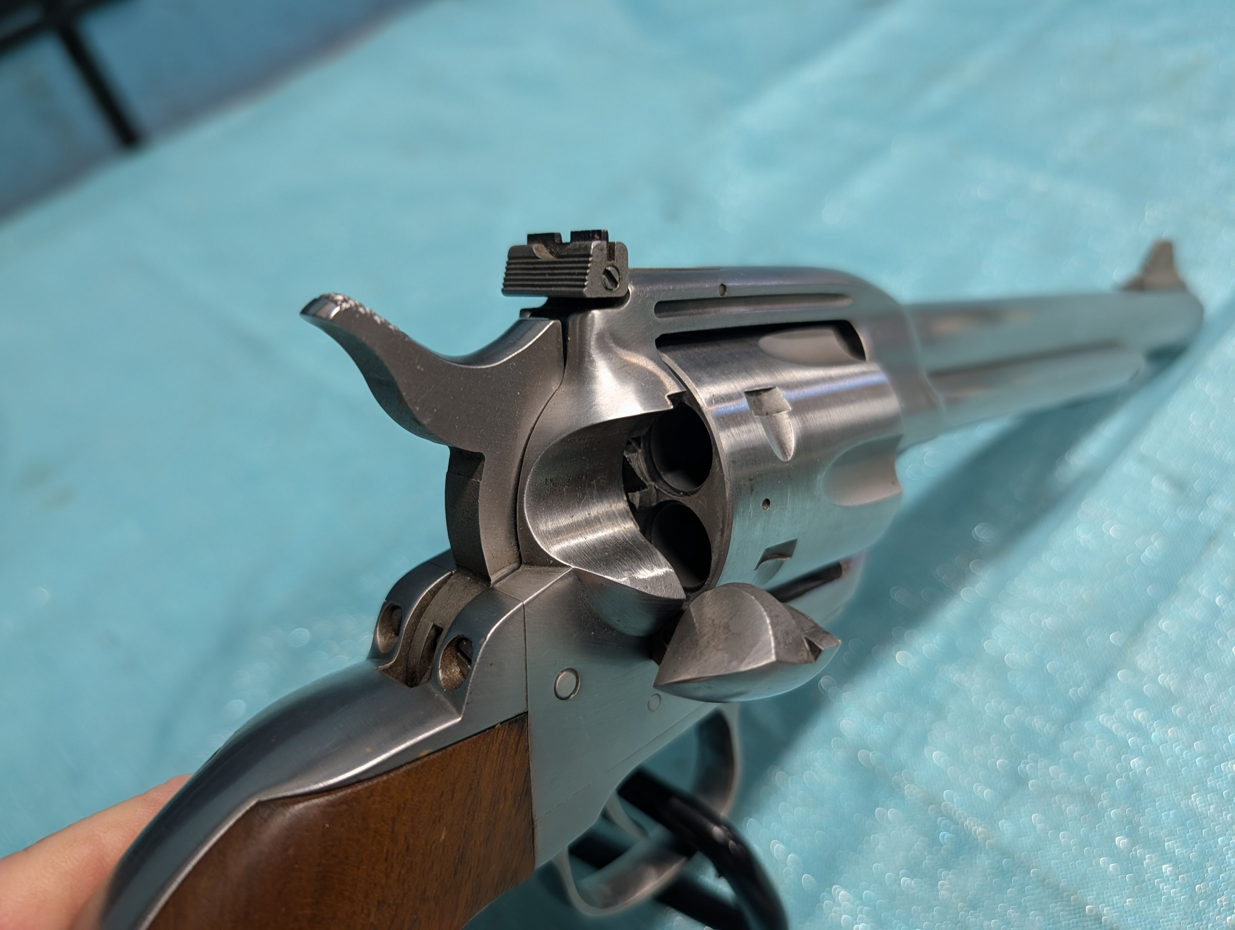 Used Stainless Inter Arms Virginian Dragoon 44 Magnum 