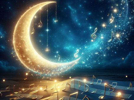 How are the moon and music related? 🌙 🌜