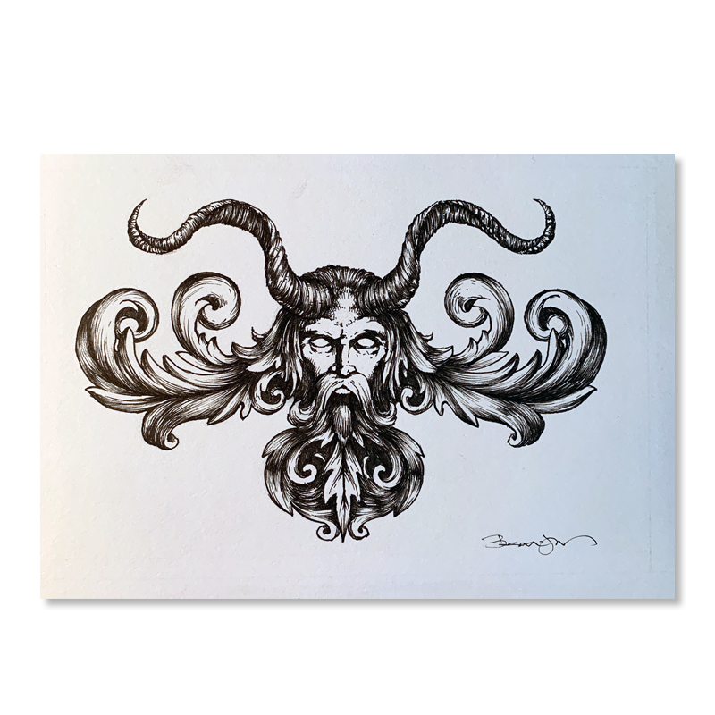 Original pen and ink drawing #7