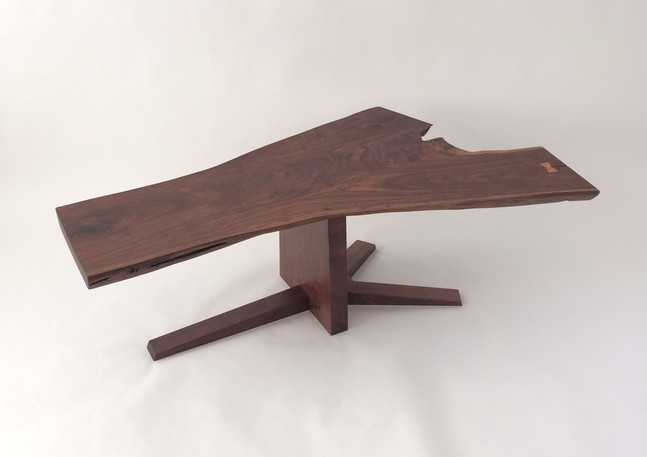 Walnut Crotch Coffee Table