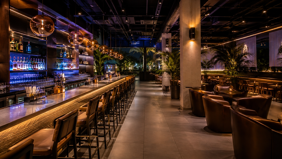 Bar and nightclub interior in Doral, Florida