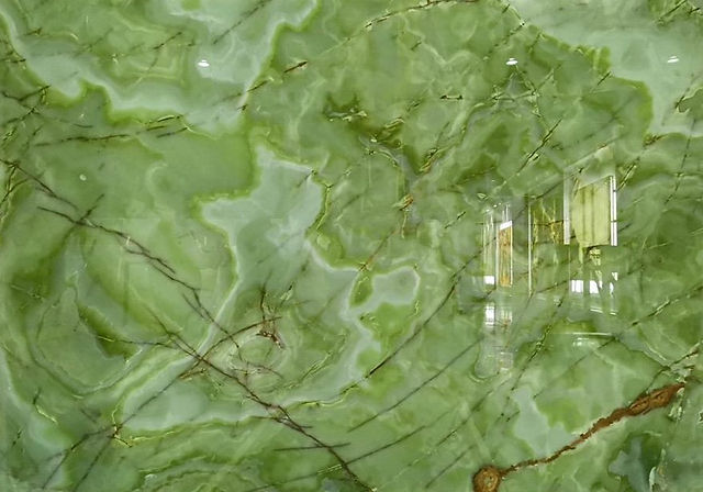 Hig Gloss Green Onyx Stone Slab Shop Miami FL