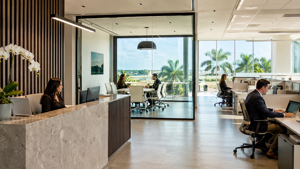 Professional office suite in Doral, Florida