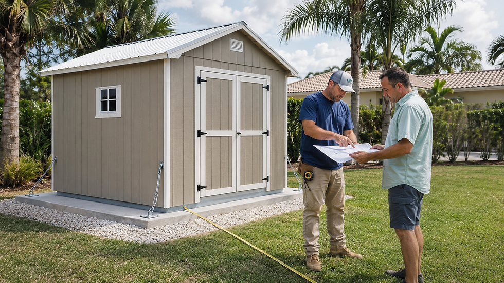 Shed Permits in Martin & St. Lucie County: Size Limits, Wind Rules & How to Get Approved (2026 Guide)