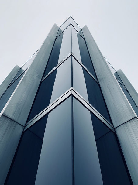 Modern urban office building glass architecture