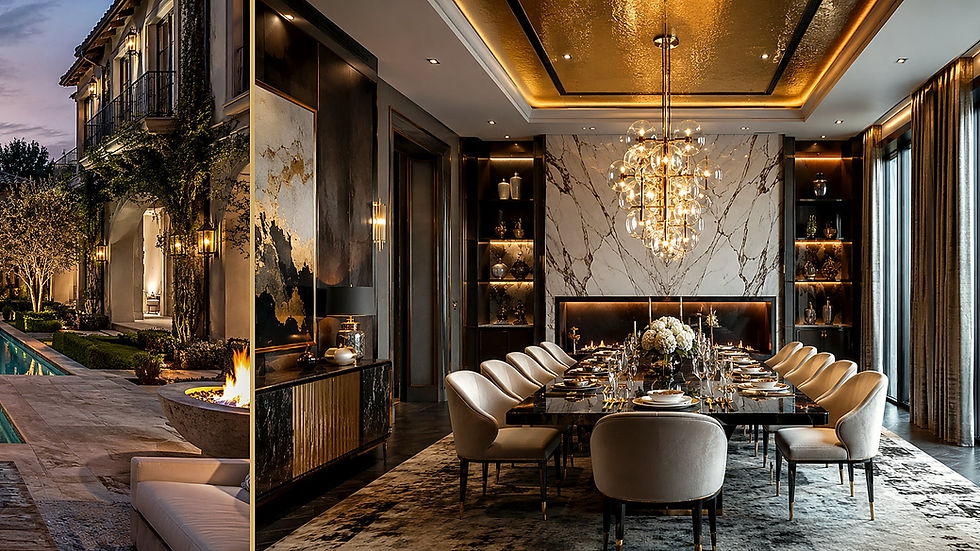Pinecrest Residential Interior Design Services | Grand-Lot Estate Interiors Designed as a Private Resort — custom high-end residential interior design, luxury materials and architectural detailing