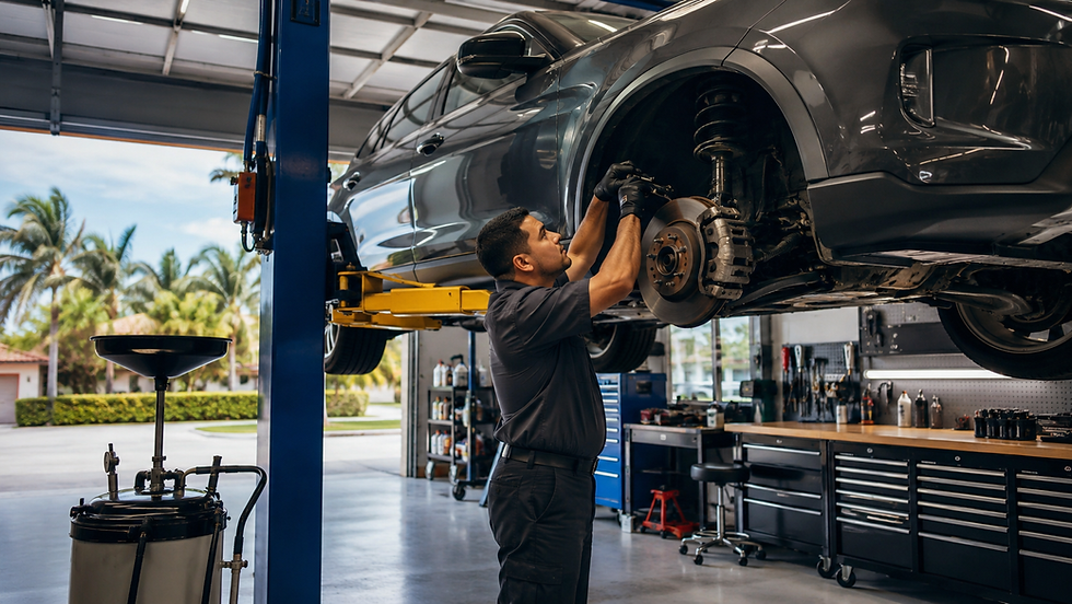 The Hammocks auto repair shop workspace — Certificate of Use