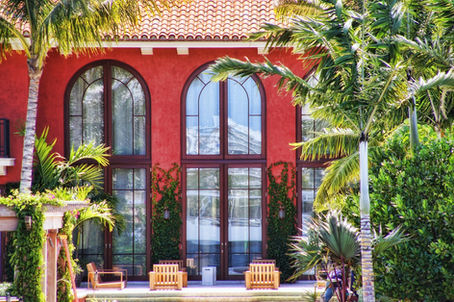 Florida Miami villa house facade