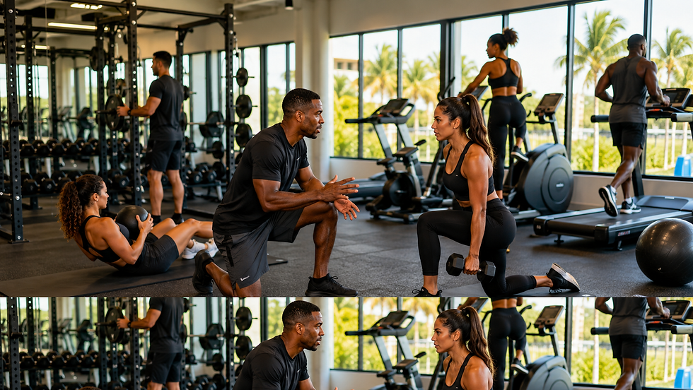 Opa-locka gym and fitness studio interior — Certificate of Use