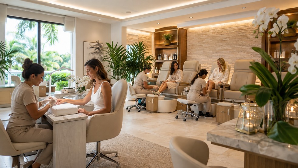 Pinecrest nail salon and spa interior — Certificate of Use