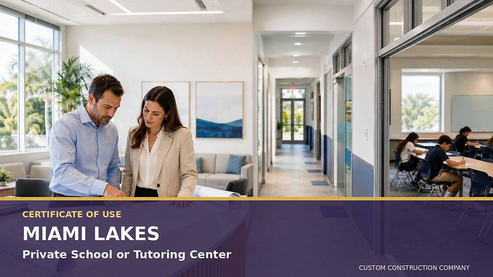 Medical Office & Healthcare Facility Permits in South Florida