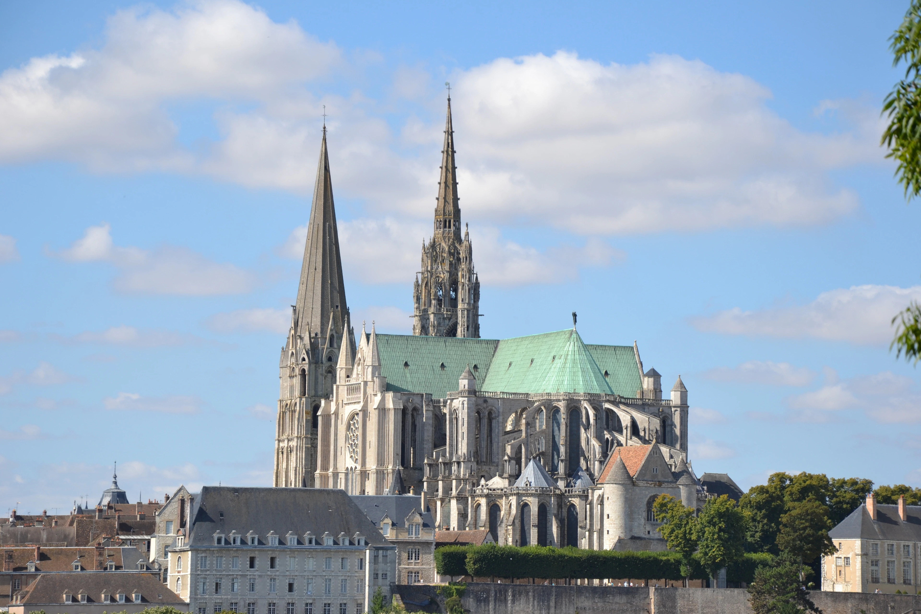 Chartres Cathedral Exterior Architecture
