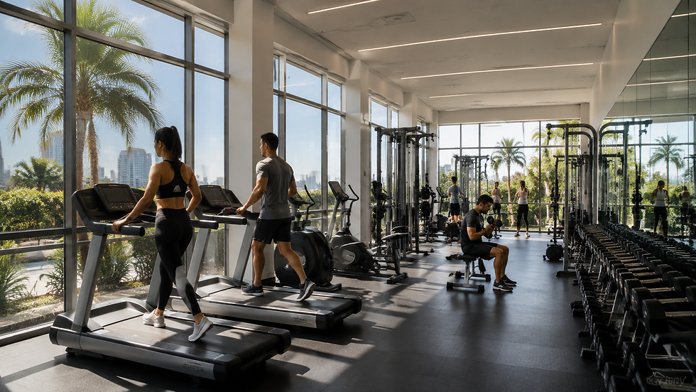 Sweetwater gym and fitness studio interior — Certificate of Use