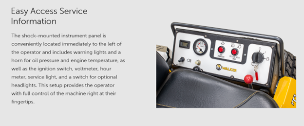 Thumbnail: Walker T23 Collection Mower without Deck