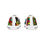 Thumbnail: Footwox Men's Tribal Print CVS Sneakers