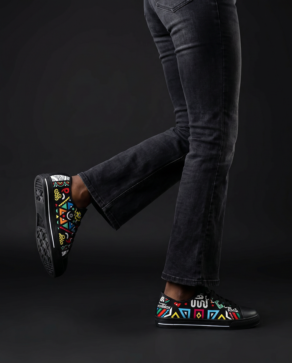 Thumbnail: Footwox Coloured CVS Low Sneakers