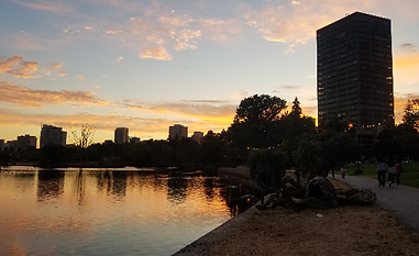 Lake Merritt Oakland California at Sunset