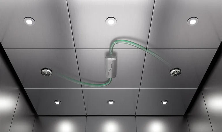 Thumbnail: Safe Space Elevator Air | Air Sanitiser for Elevators