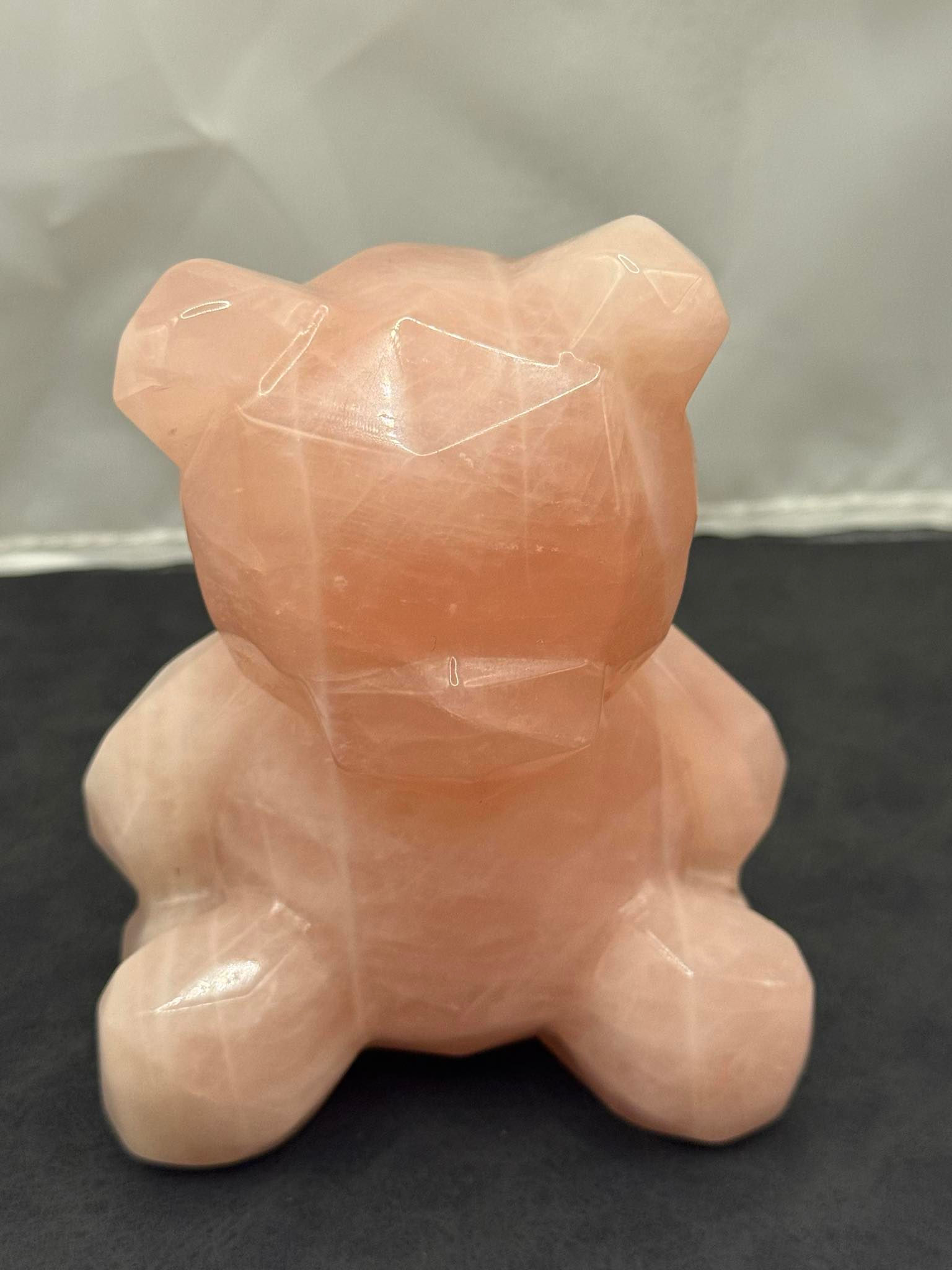 Rose Quartz Bear