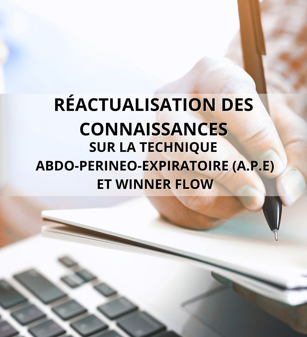 Réactualisation des connaissances
