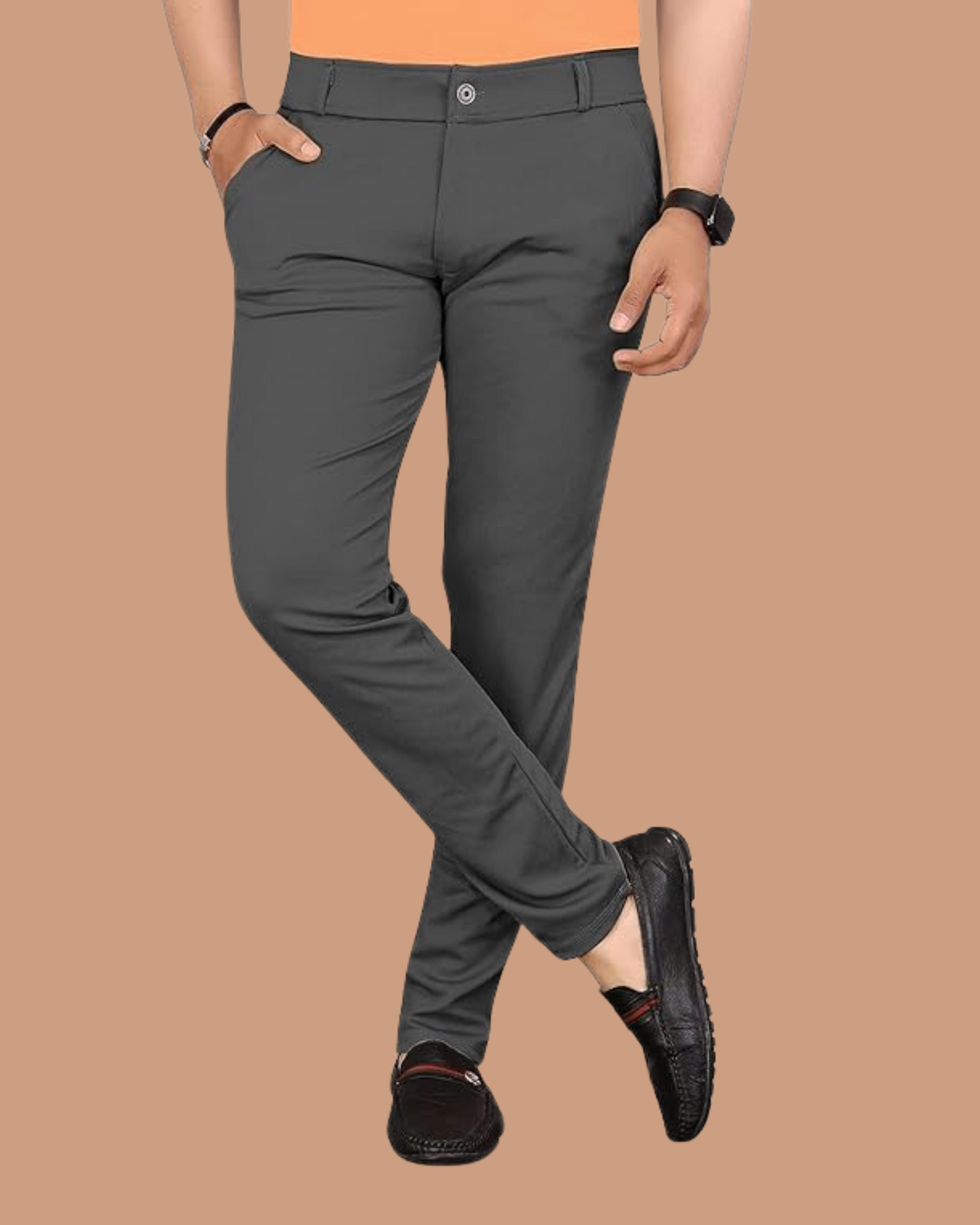 Slim Fit Comfortable Lycra Fabric Trouser For Men's and Boy's