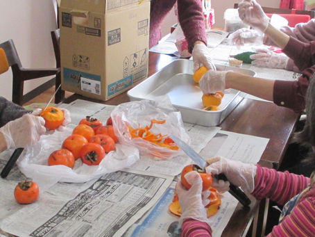 干し柿の季節☆~麻姑の小町伊島~