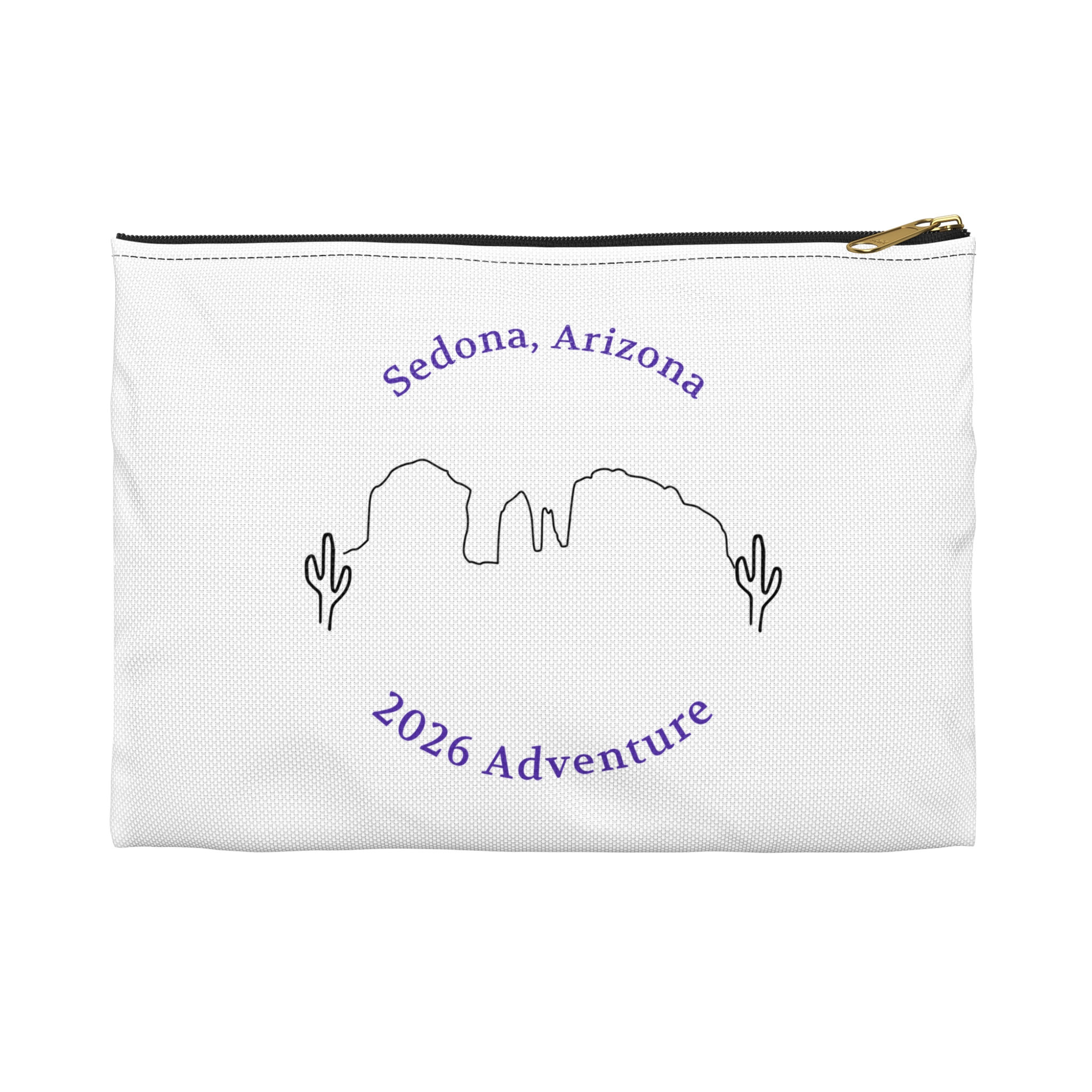 Sedona 2026 Adventure Pouch -Gift for Travelers, Desert Vibes, Holiday Essential
