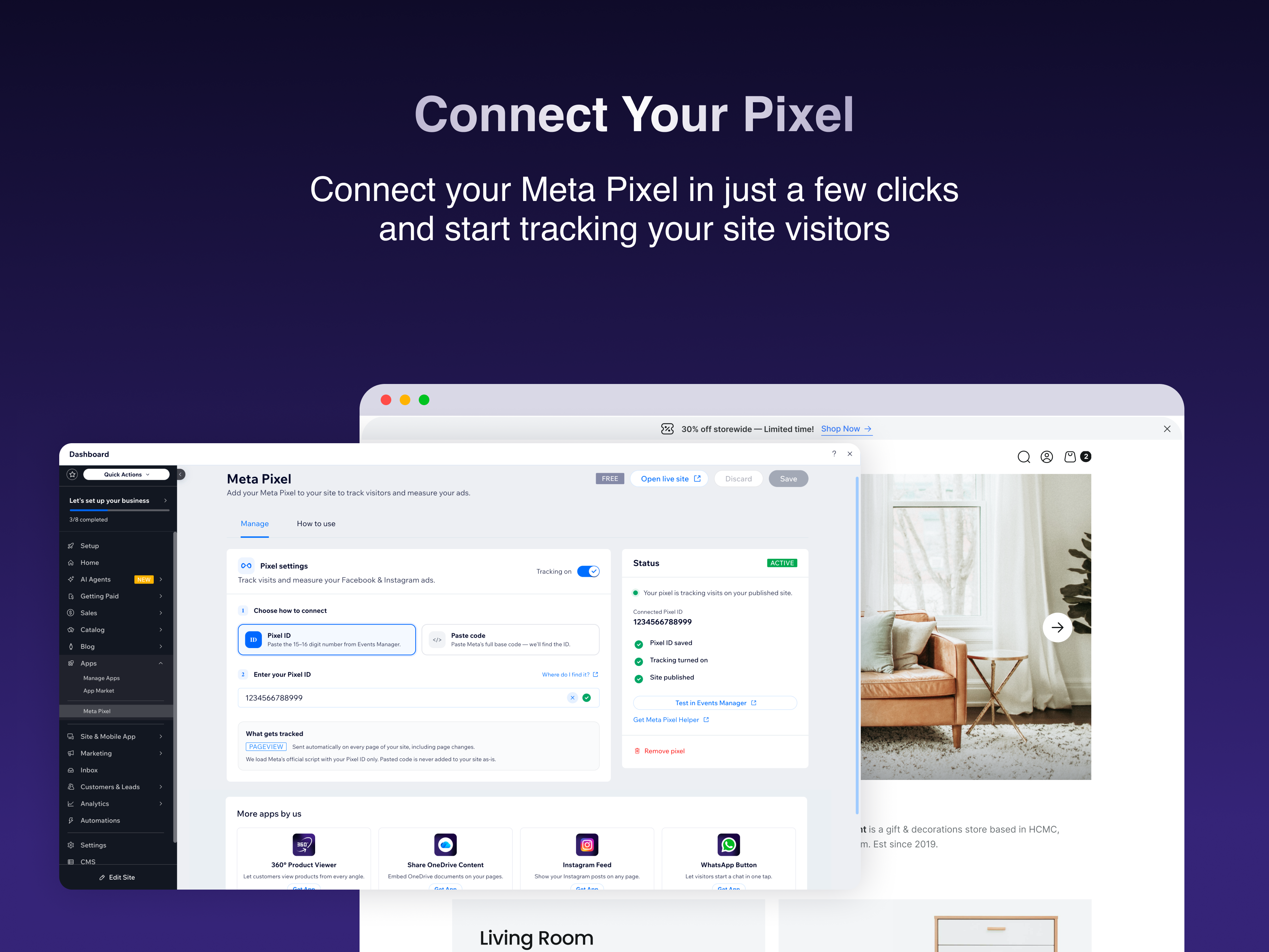 Meta Pixel screenshot 2