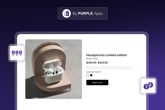 Product Price Range banner