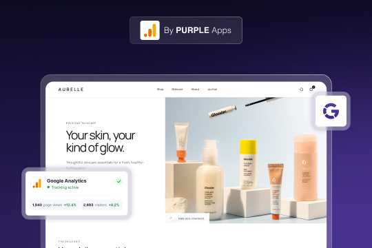 Google Analytics banner