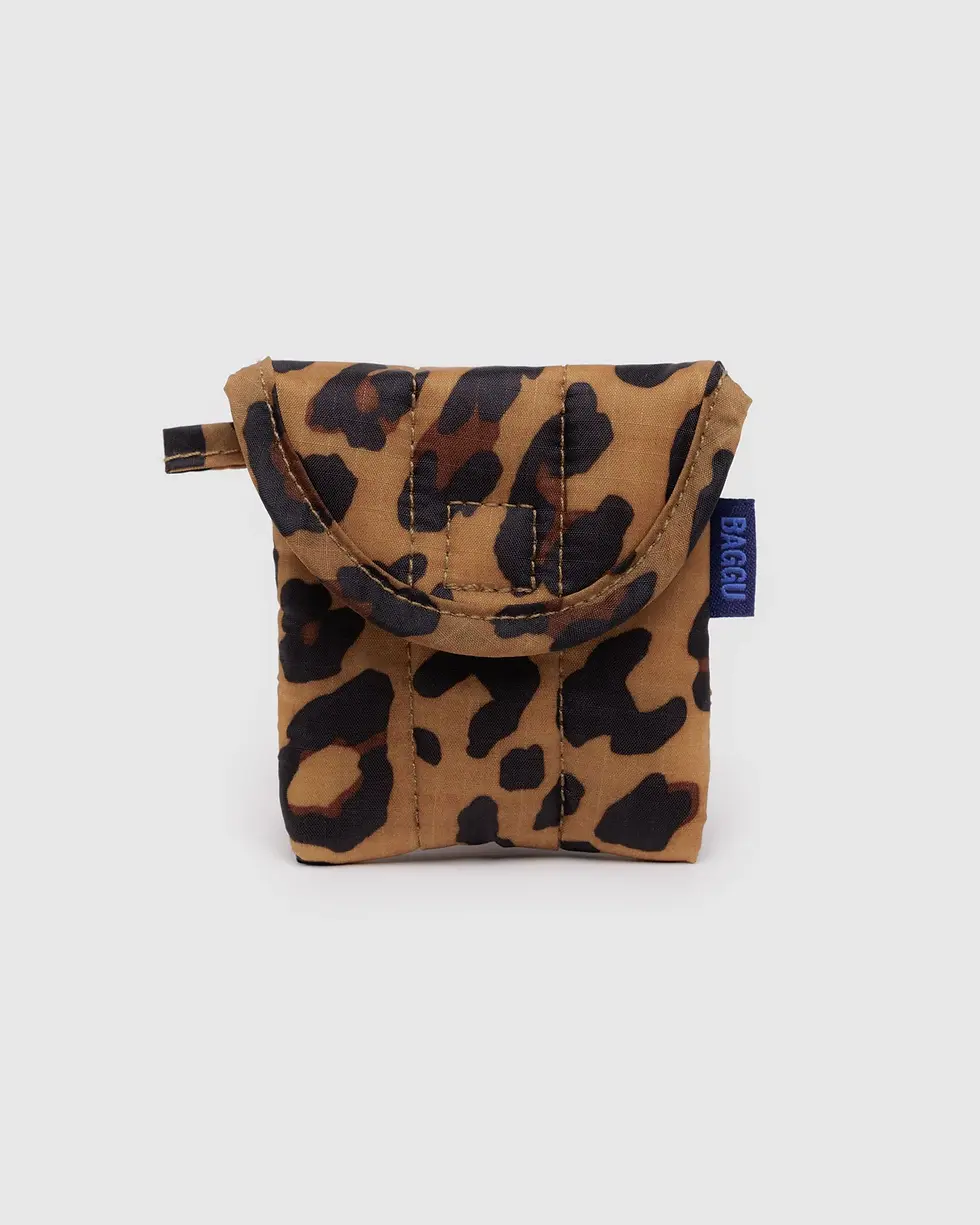 Miniaturbild: Baggu Puffy Earbuds Case - Leopard