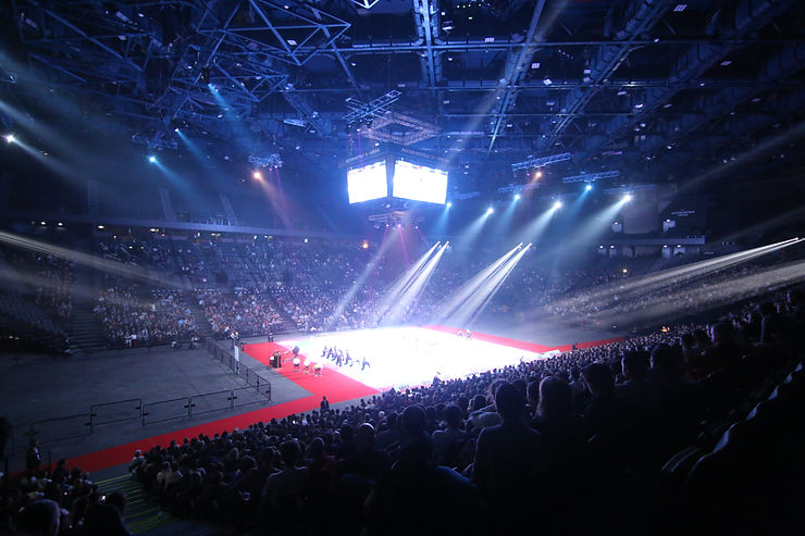 la salle de L'Accorhotels Arena de Paris Bercy