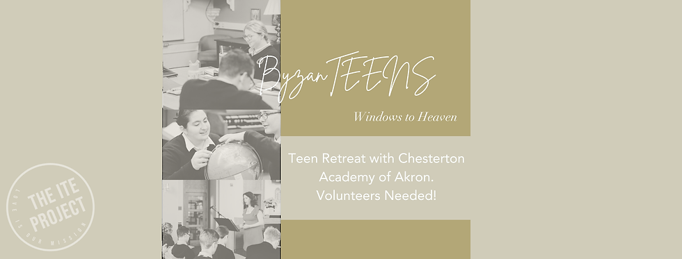 Chesterton Academy of Akron Teen Retreat Volunteer Sign Up