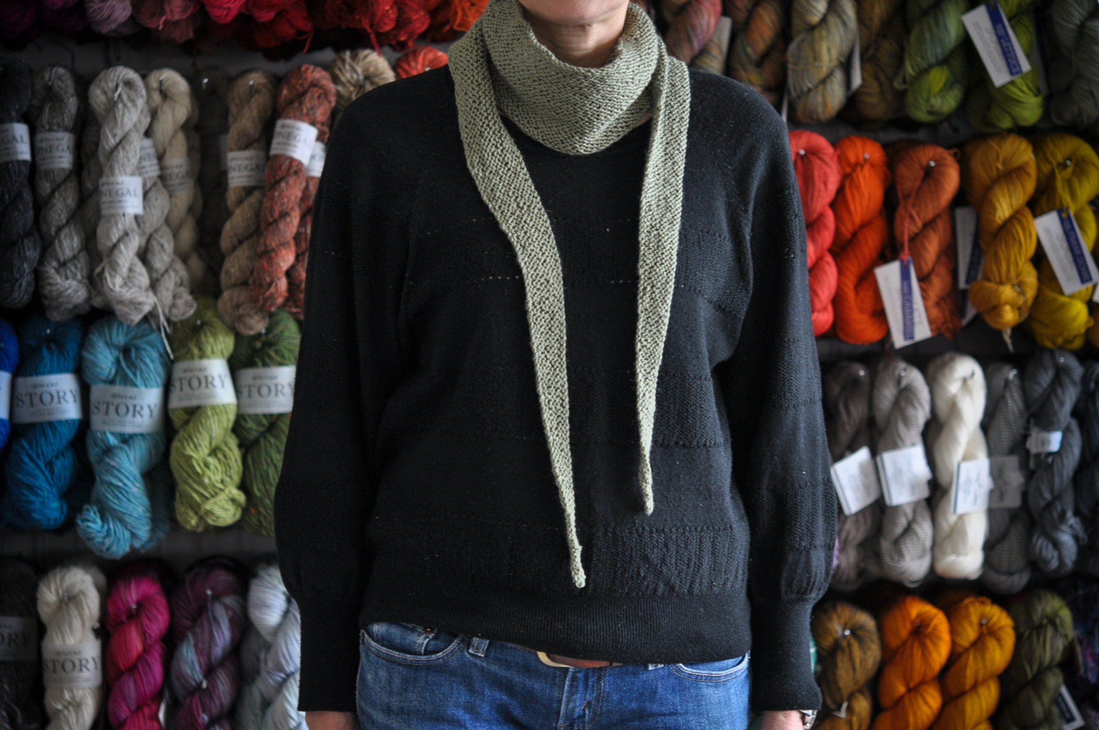 [材料包]  春日小圍巾- 材料可製作2-3條