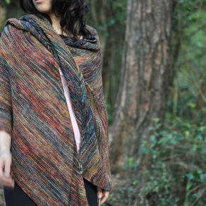 [棒針披肩作品] 棒針三角披肩- Temperance Shawl