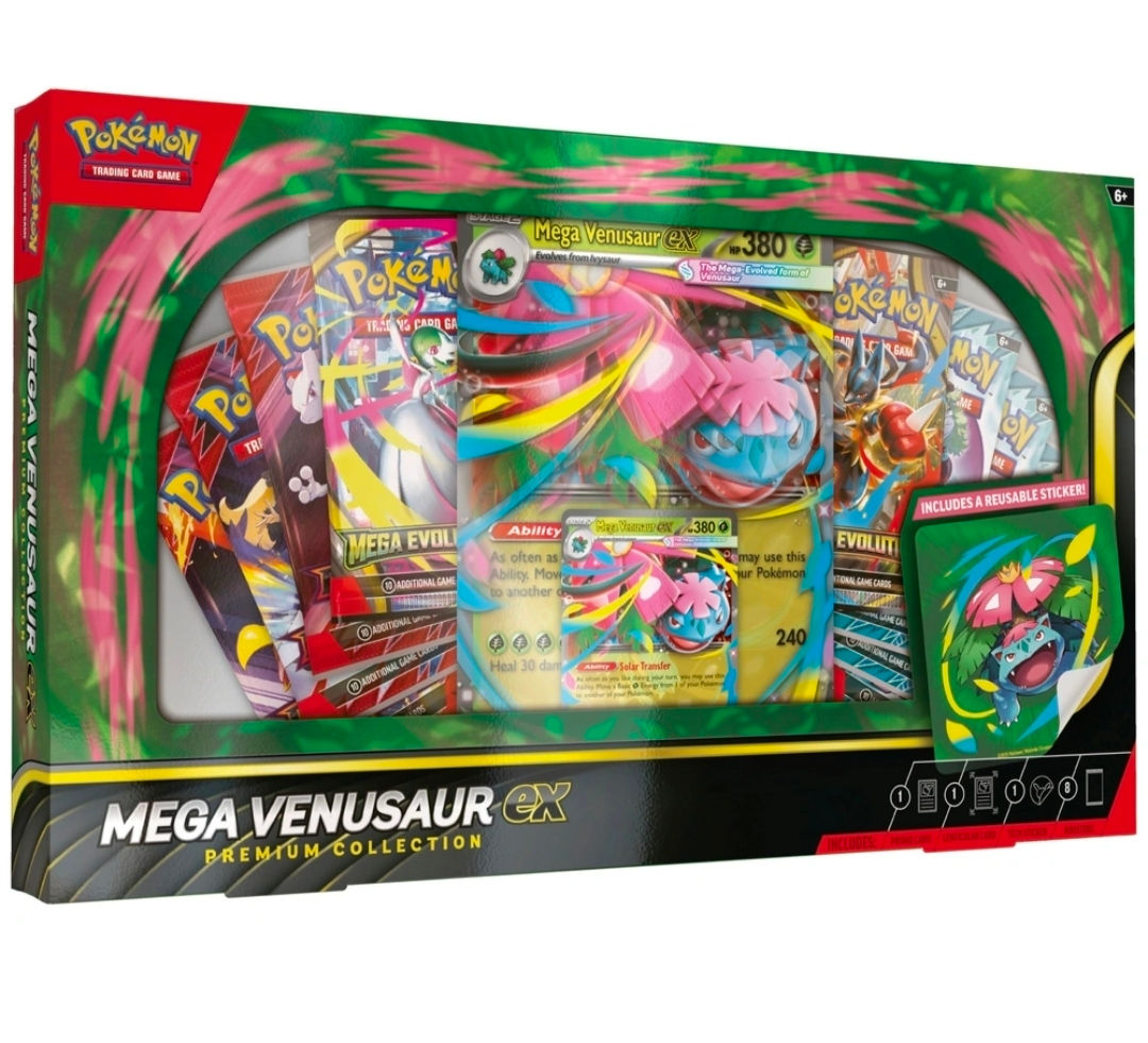 Pokémon Trading Card Game (TCG): Mega Venusaur ex Premium Collection