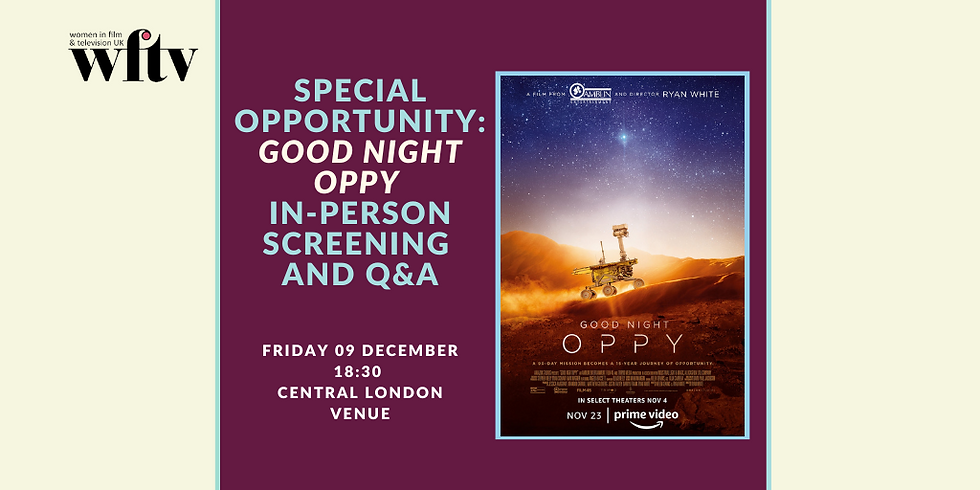 Event Opportunity: Good Night Oppy: In-Person Screening and Q&A