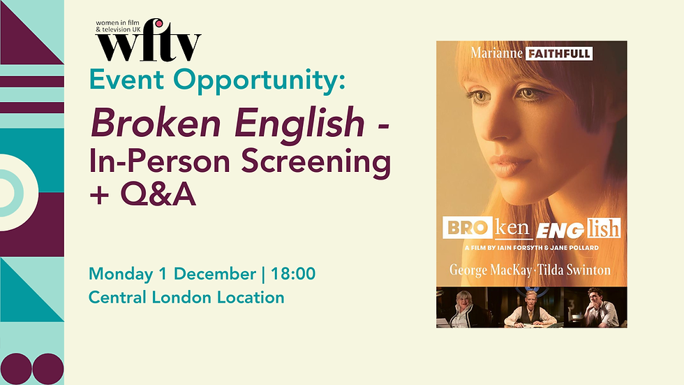 Event Opportunity: Broken English: In-Person Screening + Q&A